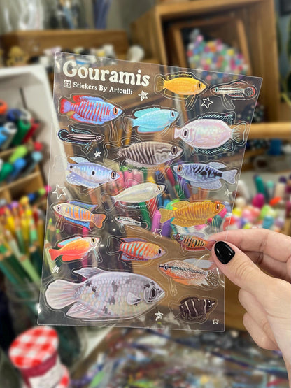 Gourami Sticker Sheet