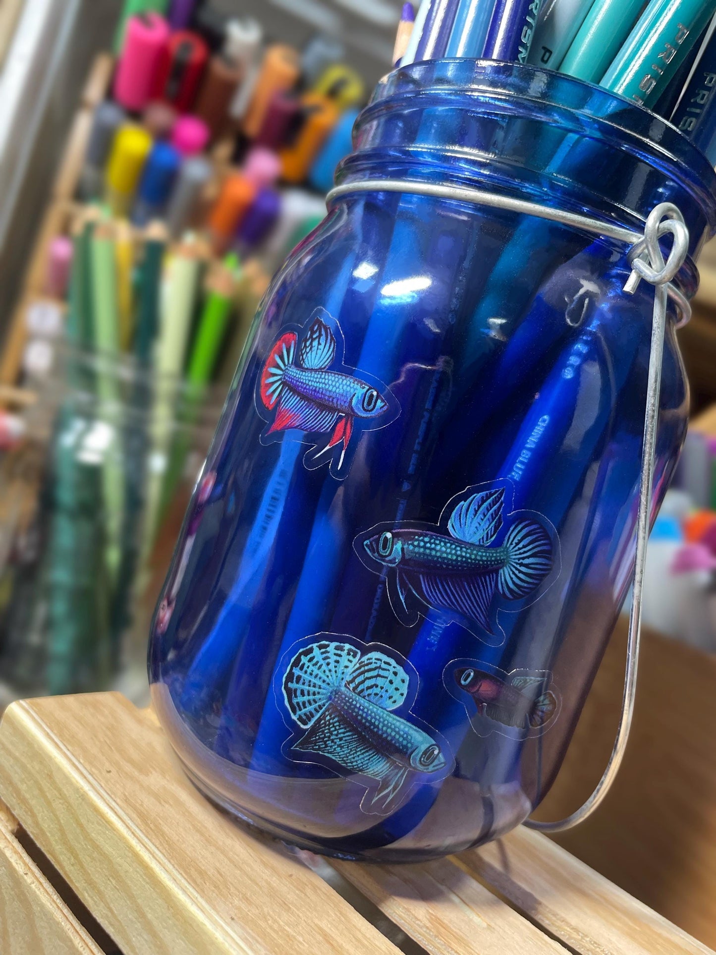 Betta Fish Sticker Sheet