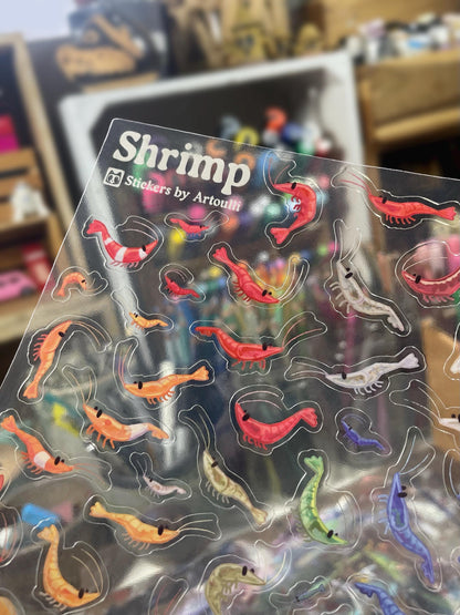 Shrimp Sticker Sheet