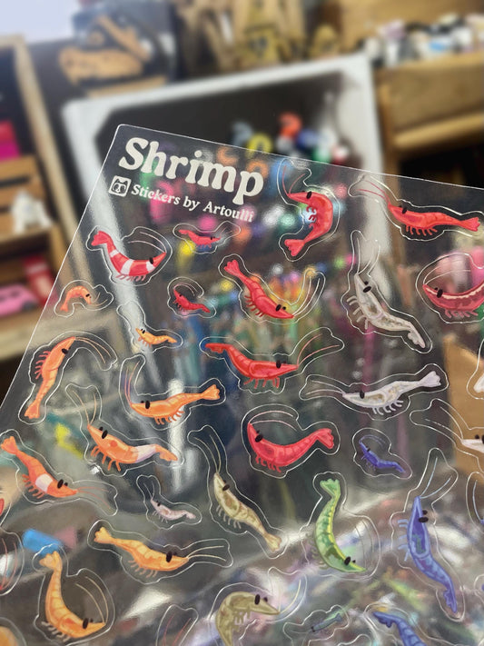 Shrimp Sticker Sheet