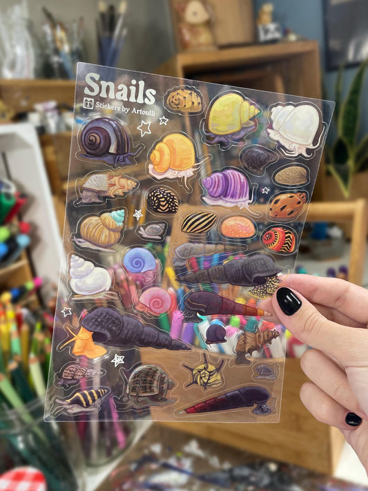 Snail Sticker Sheet