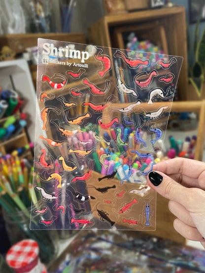 Shrimp Sticker Sheet