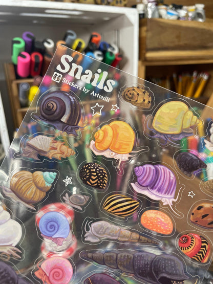 Snail Sticker Sheet