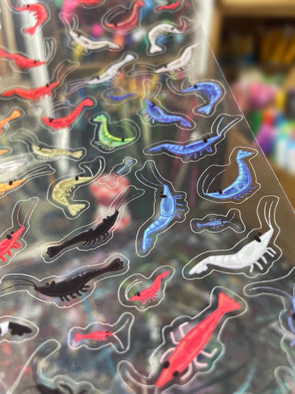 Shrimp Sticker Sheet