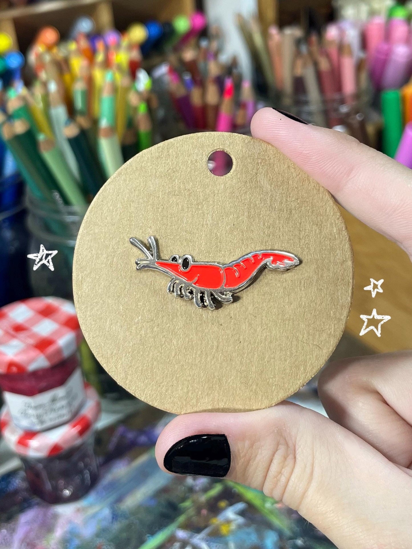 Shrimp Pin