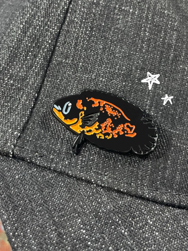 Oscar Cichlid Pin