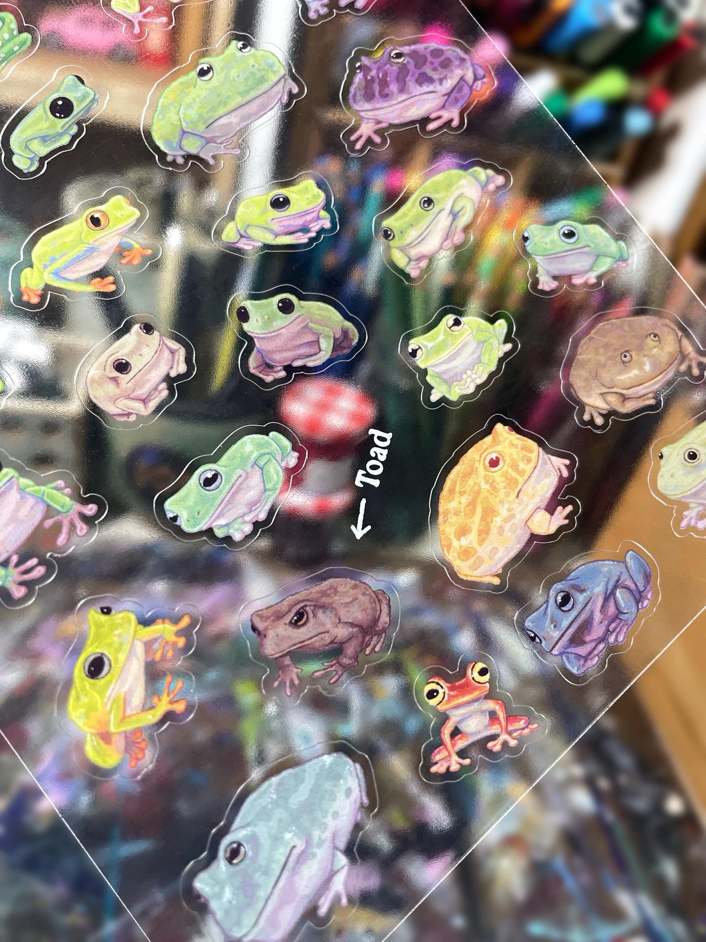 Mini Frogs Sticker Sheet