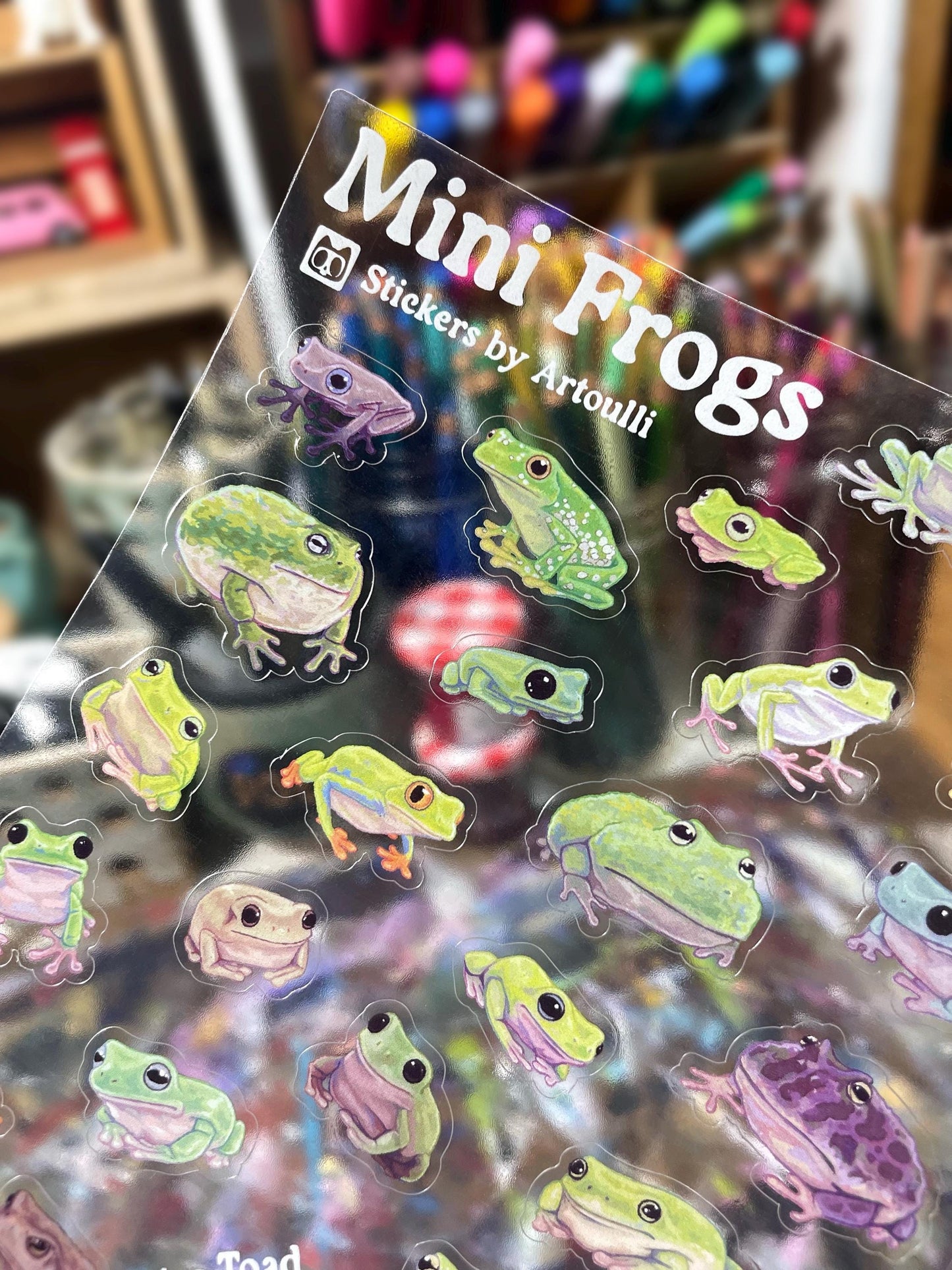 Mini Frogs Sticker Sheet