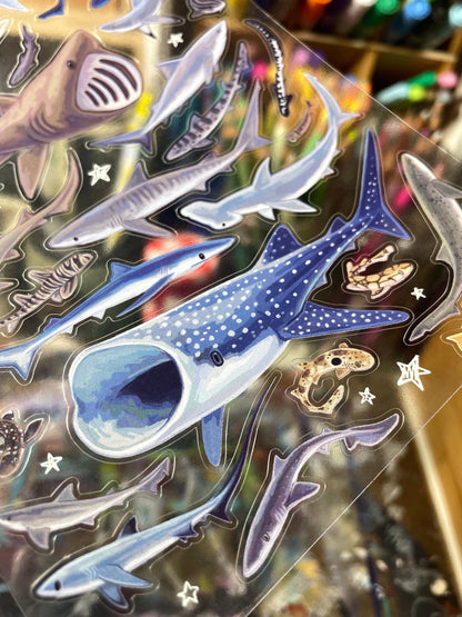 Shark Sticker Sheet