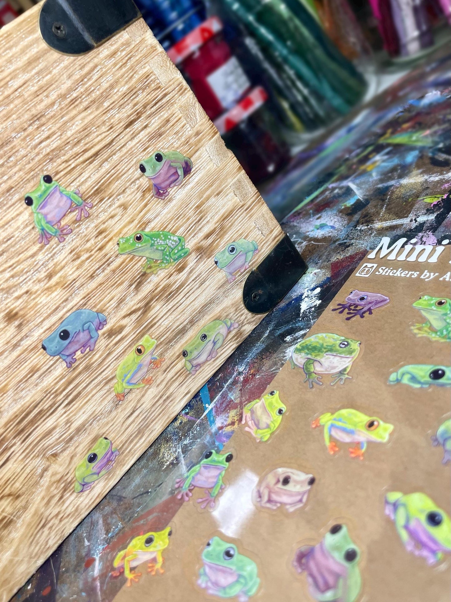 Mini Frogs Sticker Sheet