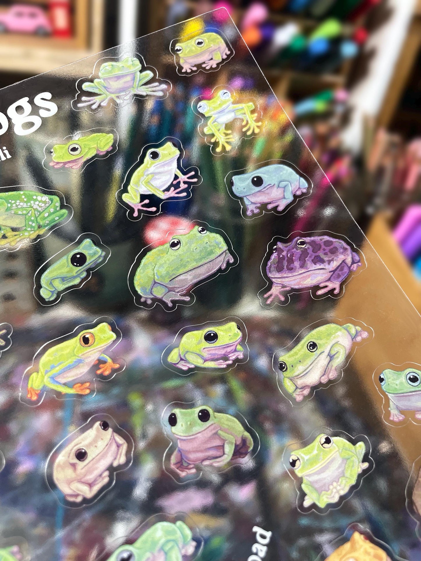 Mini Frogs Sticker Sheet