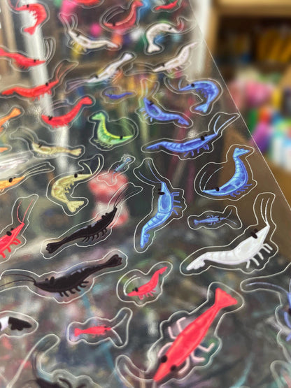 Shrimp Sticker Sheet