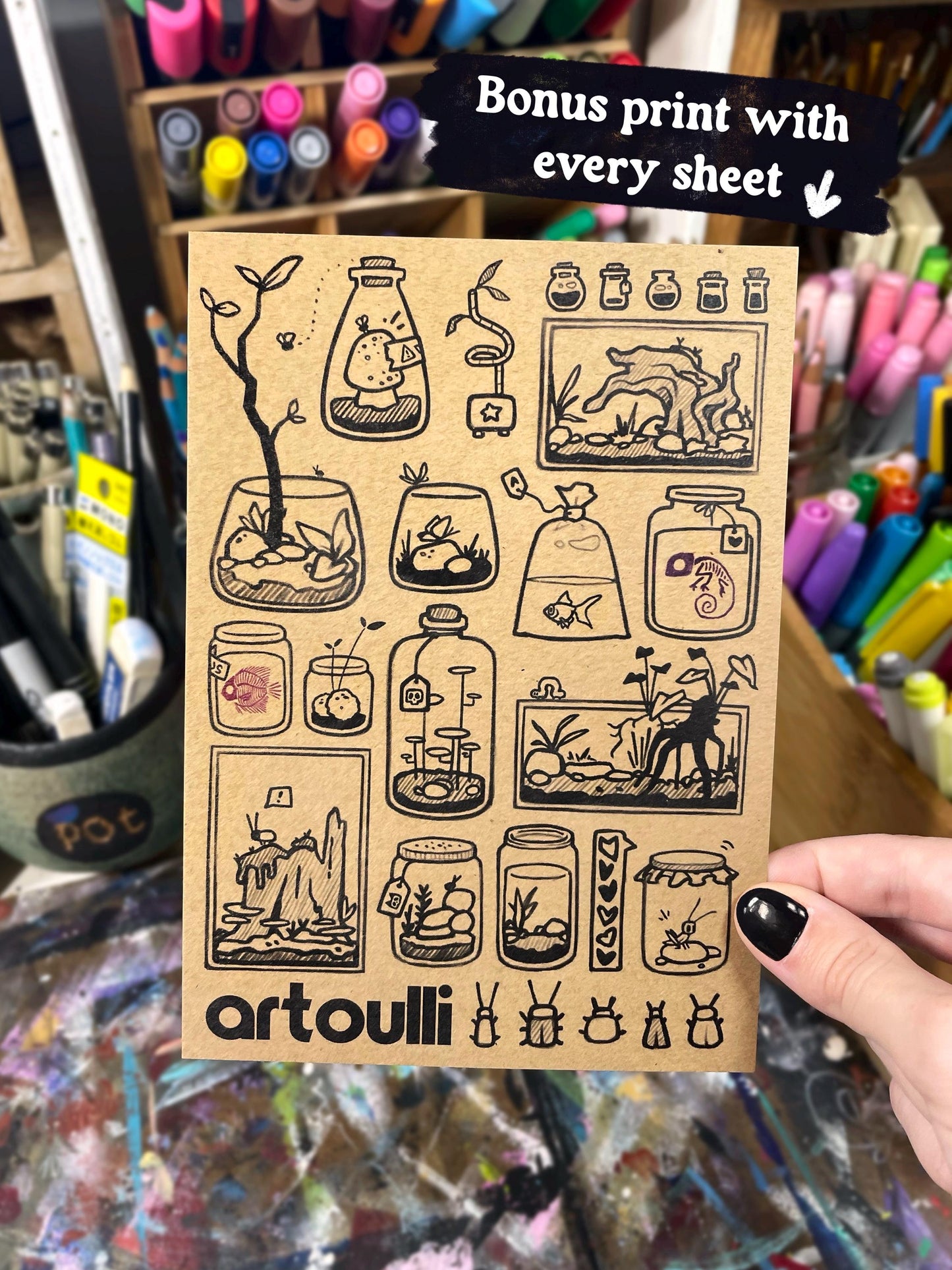 BUGS! Sticker Sheet