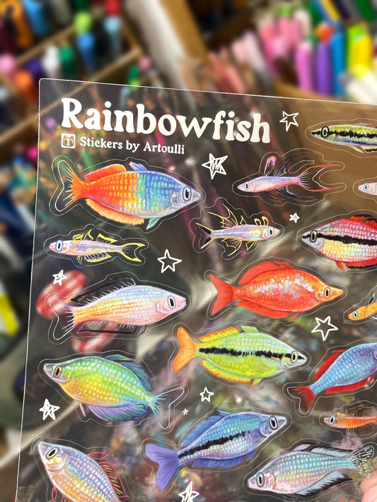 Rainbowfish Sticker Sheet