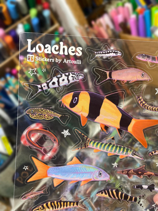 Loaches Sticker Sheet