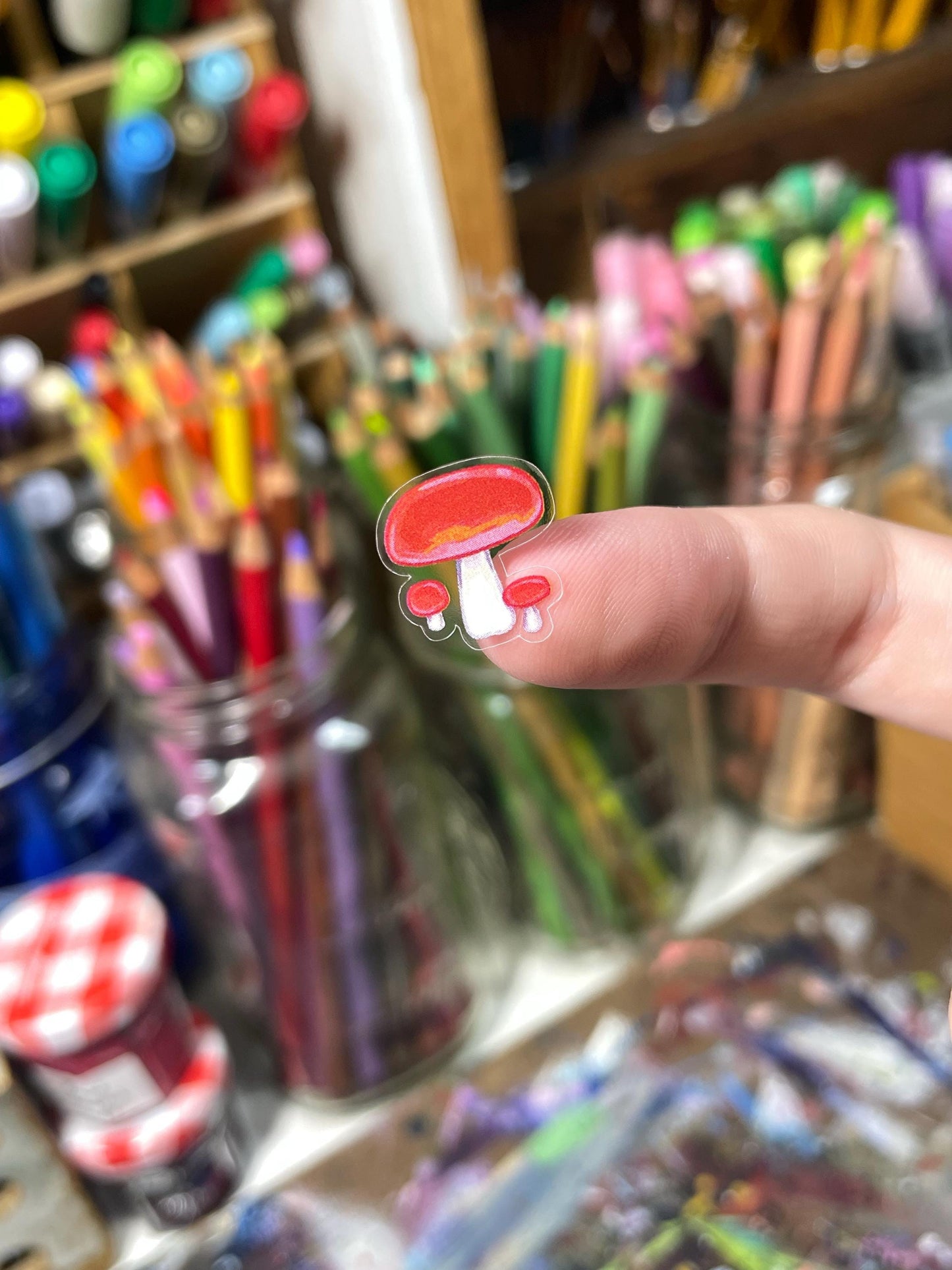 Mini Mushroom Sticker Sheet