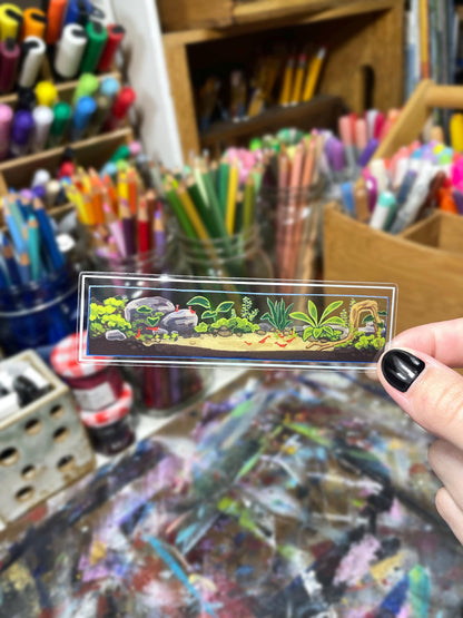 5 Clear Aquarium Stickers