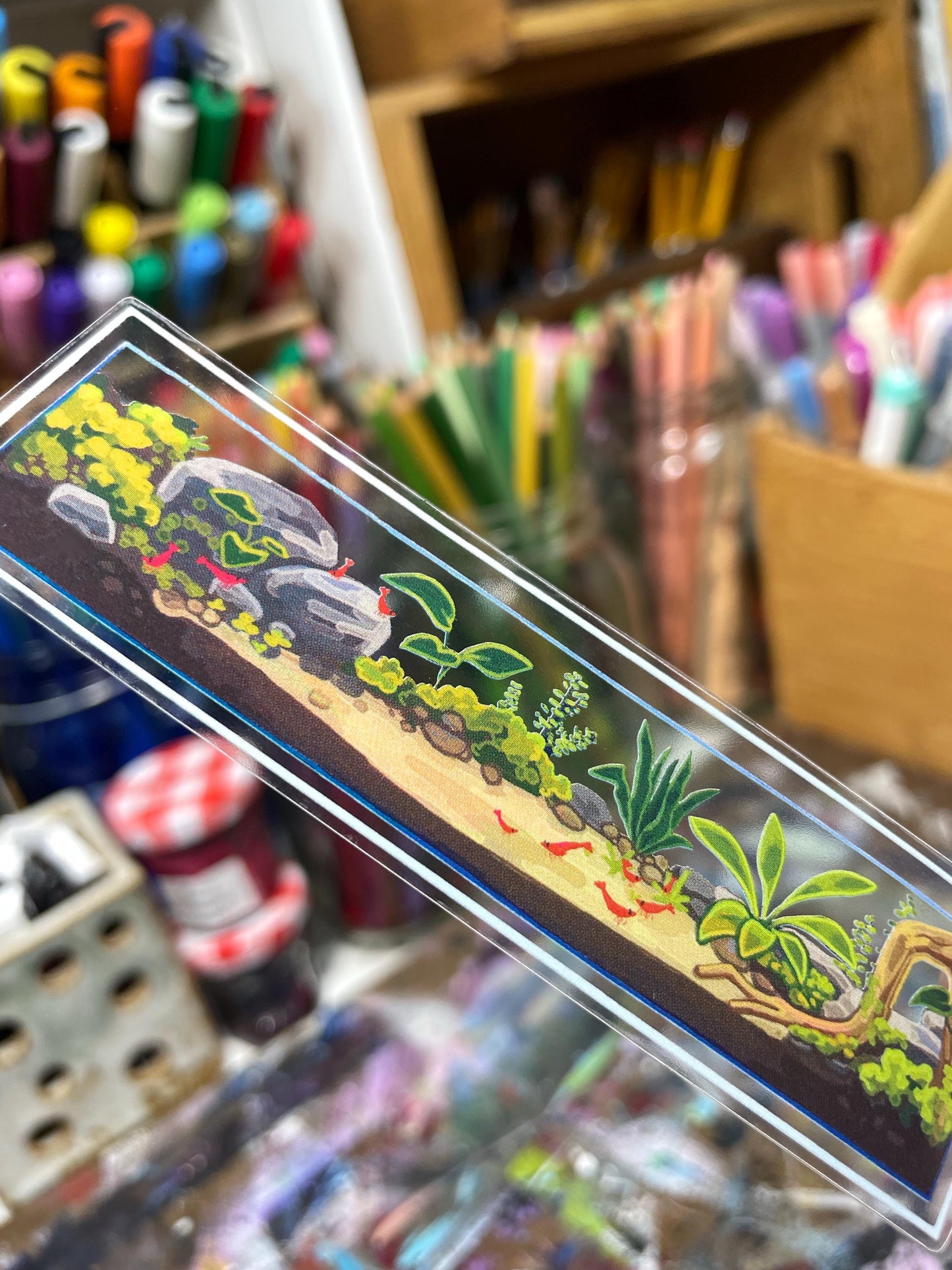 5 Clear Aquarium Stickers