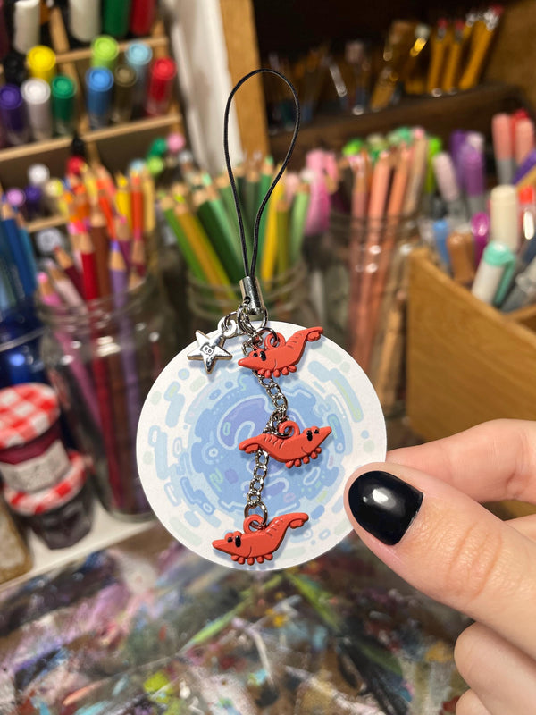 Mini Shrimp Charm