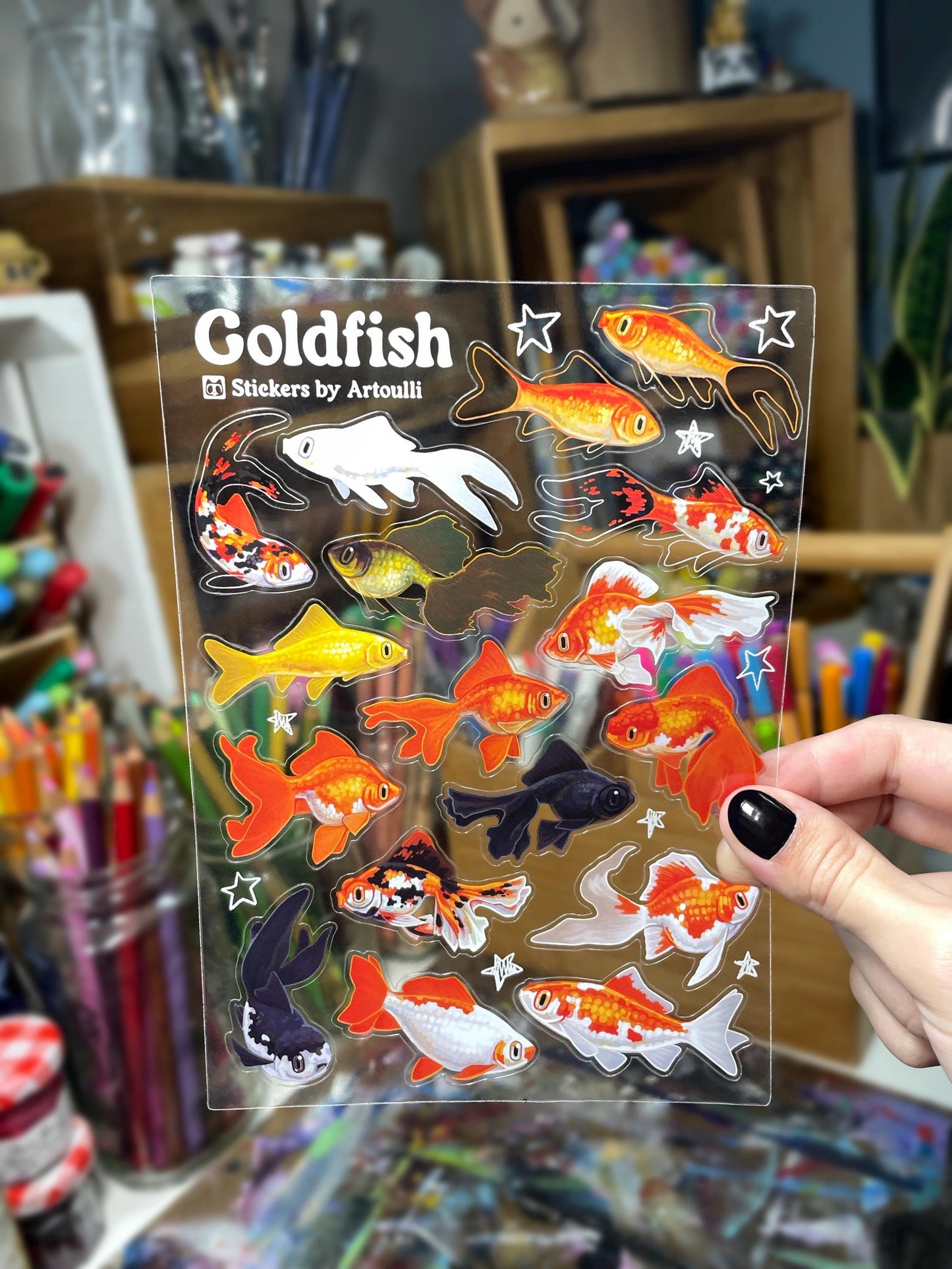 Goldfish Sticker Sheet