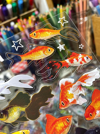 Goldfish Sticker Sheet