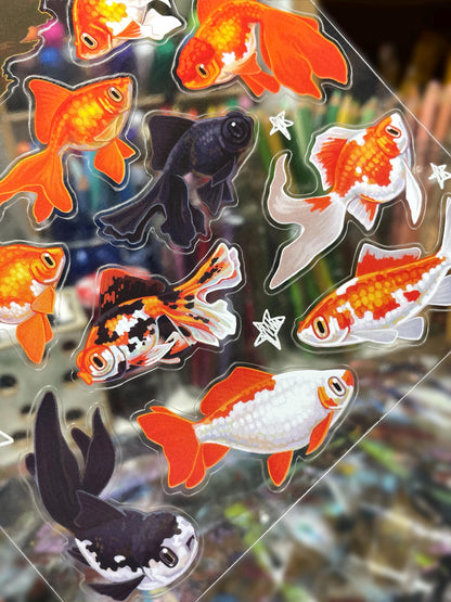 Goldfish Sticker Sheet