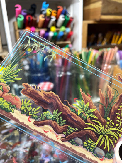 5 Clear Aquarium Stickers
