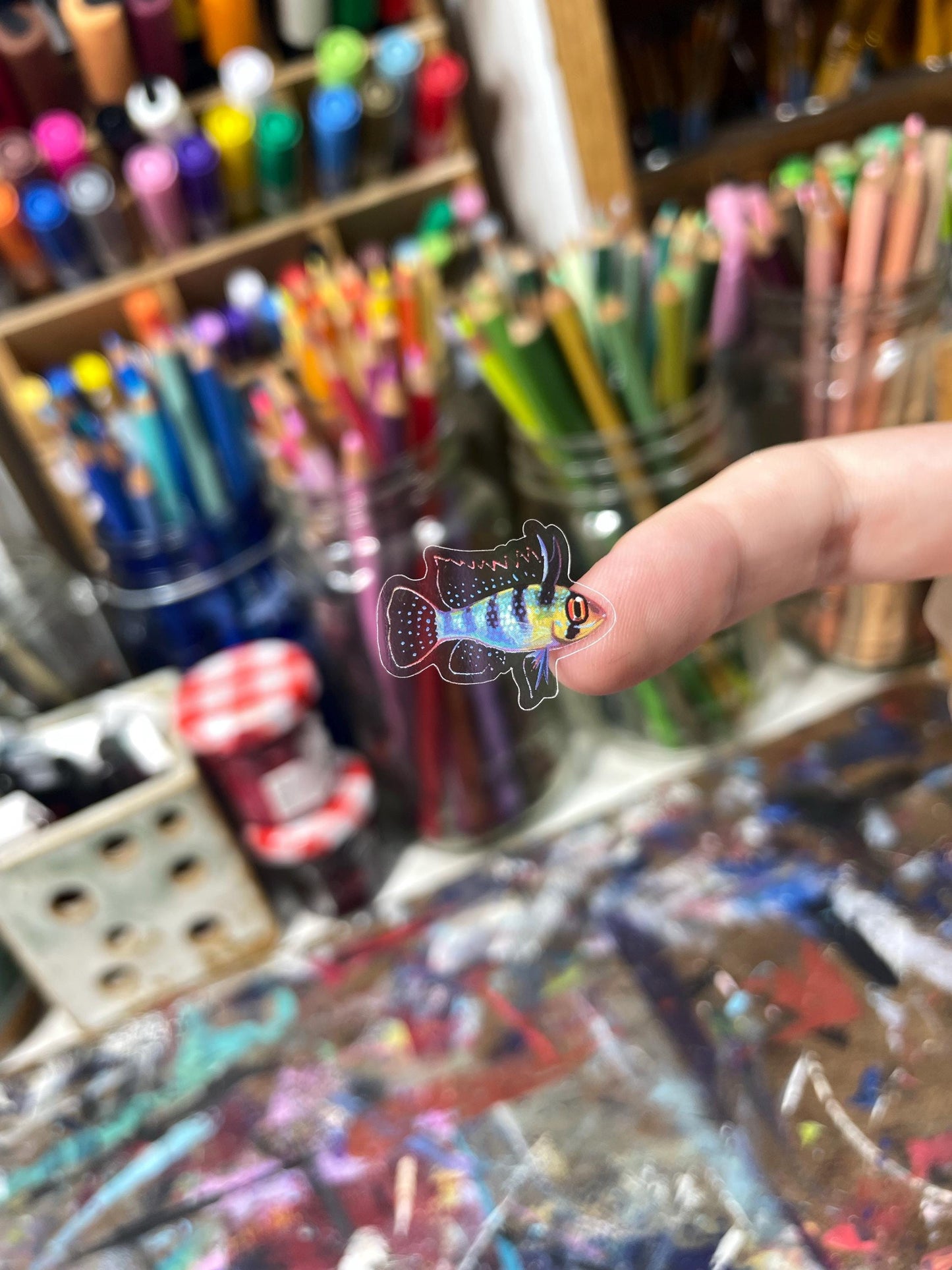 Cichlid Sticker Sheet