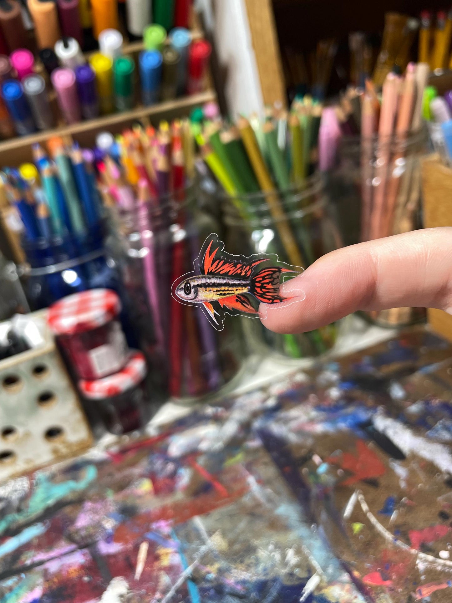 Cichlid Sticker Sheet
