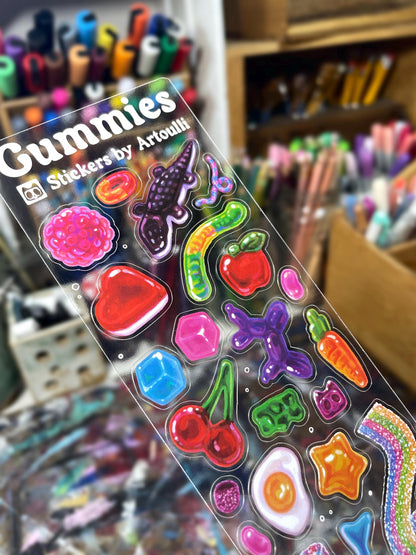 Gummies Sticker Sheet