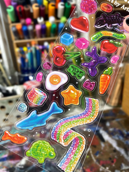 Gummies Sticker Sheet