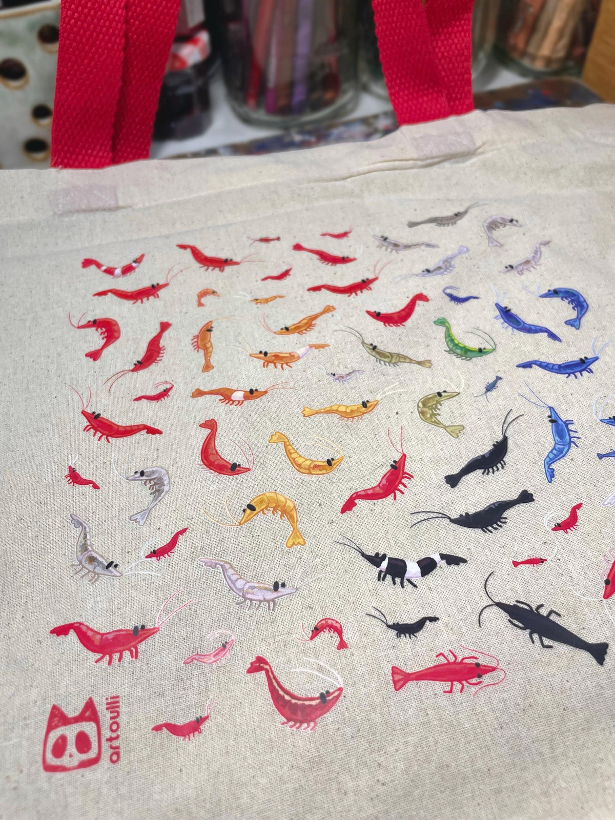 Shrimp Tote Bag