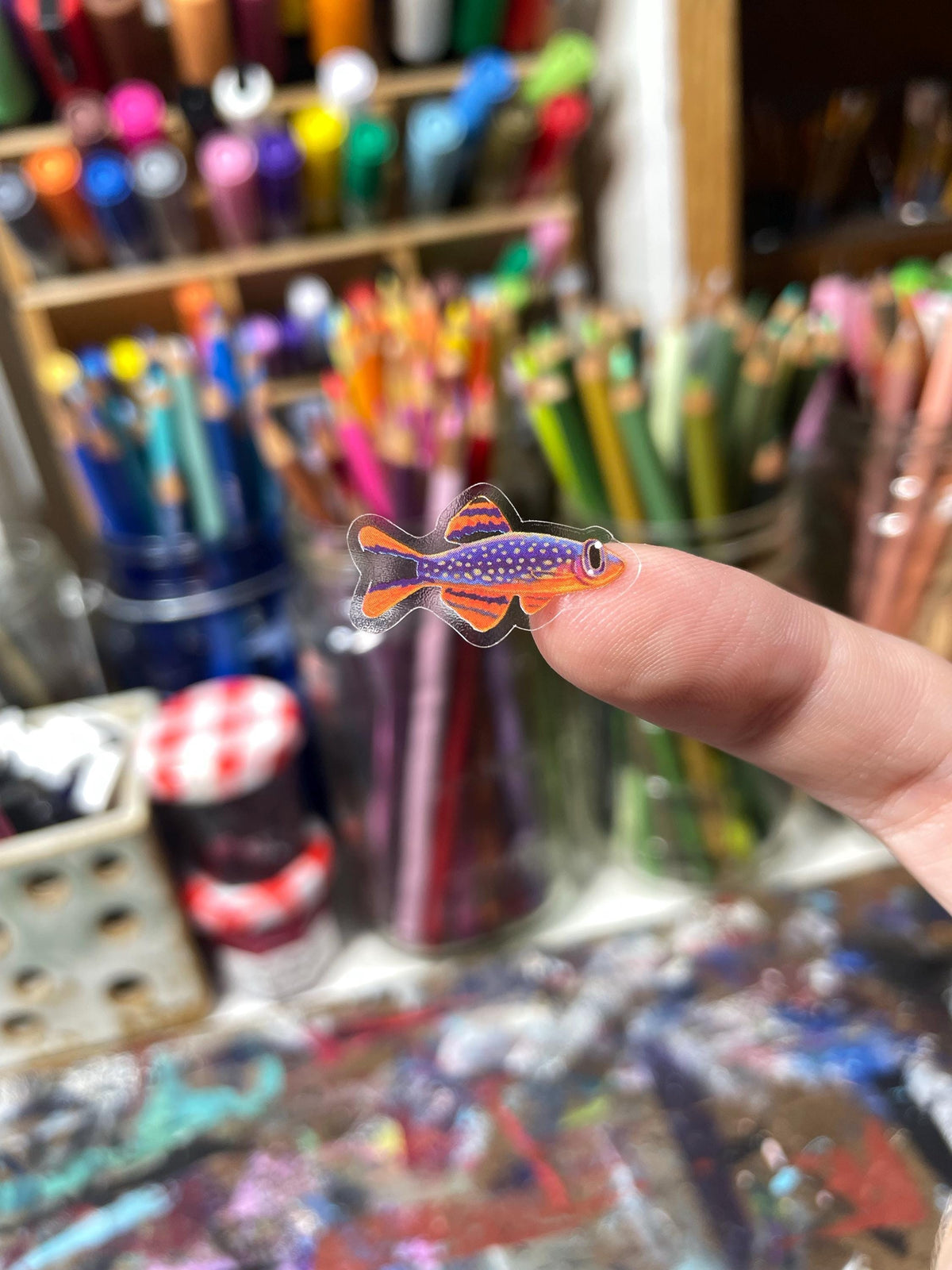 Nano Fish Sticker Sheet