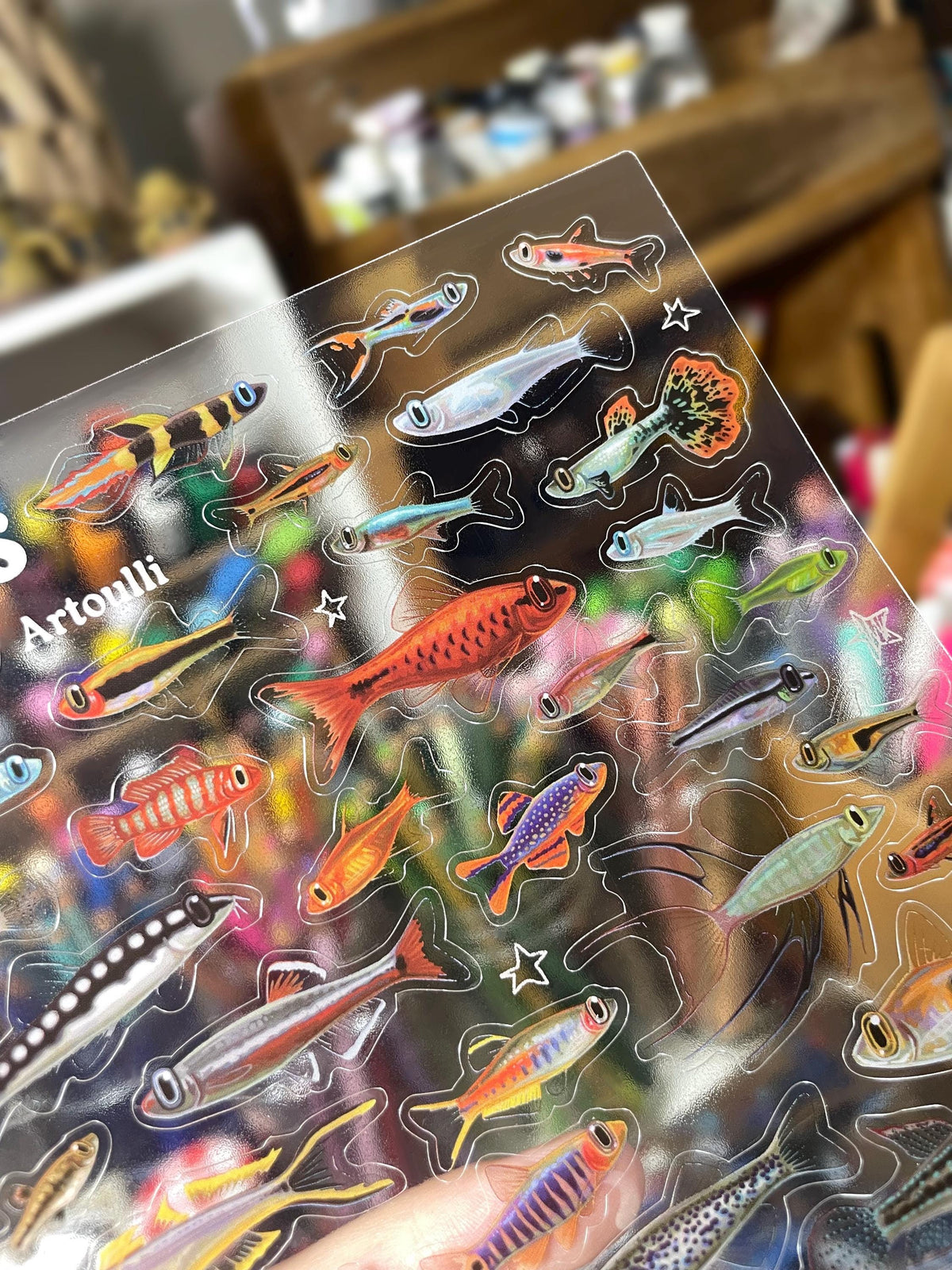 Nano Fish Sticker Sheet