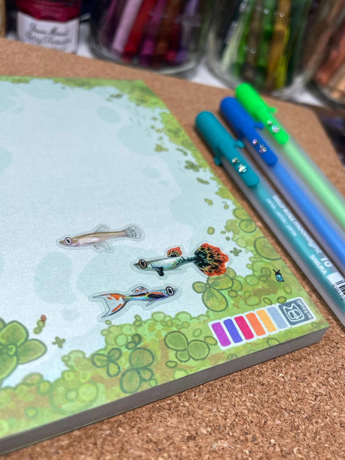 Nano Fish Sticker Sheet
